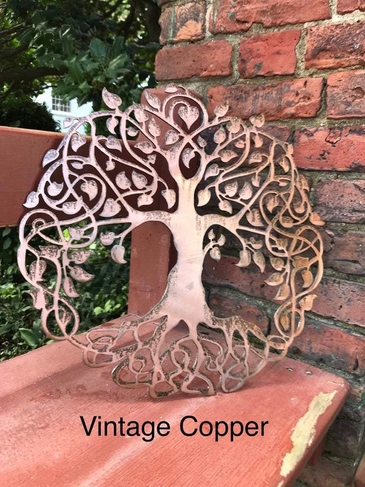 Celtic Tree of Life Metal Sign