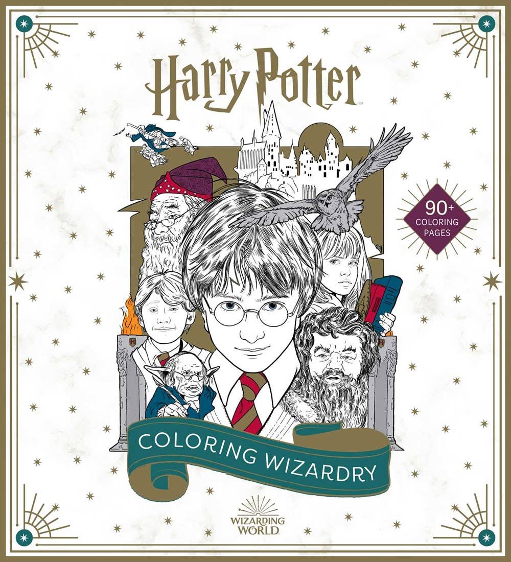 Insight Editions - Harry Potter: Coloring Wizardry (90 pages of Coloring!)